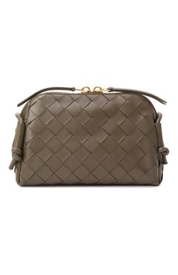 Bottega Veneta: Сумка  Pouch цвета хаки