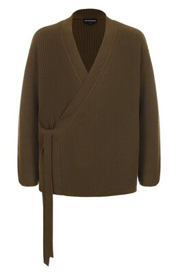 Emporio Armani: Кардиган из шерсти 