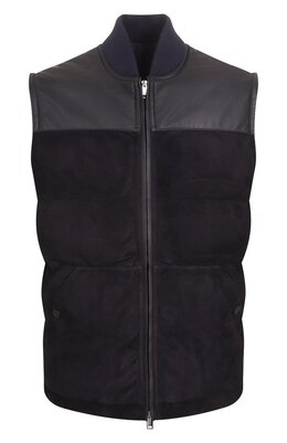 Brioni: Замшевый жилет 