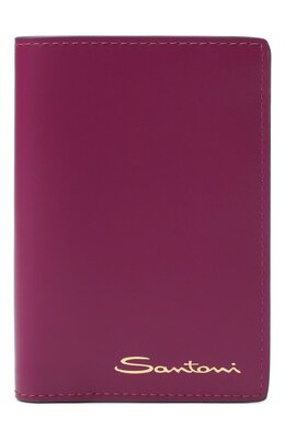 Santoni: Фиолетовый кошелёк 