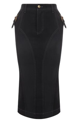 Versace Jeans Couture: Джинсовая юбка 