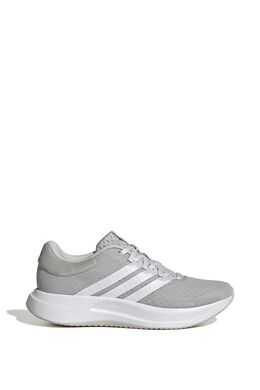 Adidas: Серые кроссовки 