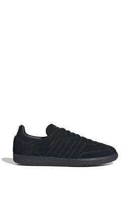 Adidas: Чёрные кроссовки  Samba