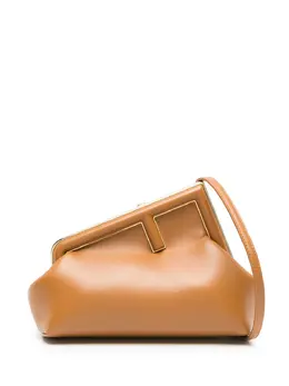 FENDI: Коричневый клатч  First