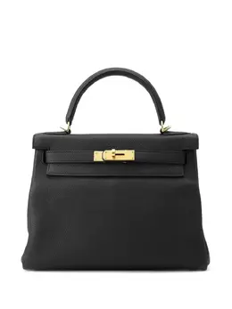 Hermès Pre-Owned: Чёрная сумка 