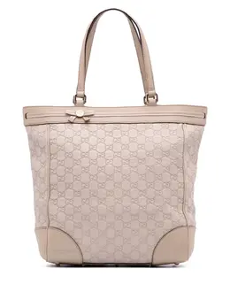 Gucci Pre-Owned: Коричневая сумка-шоппер 
