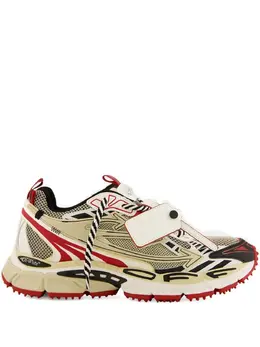 Off-White: Бежевые кроссовки 