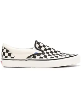 Vans: Чёрные мокасины 