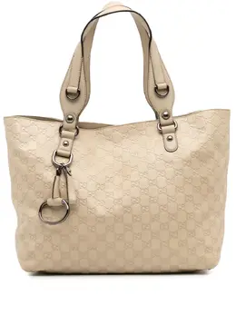 Gucci Pre-Owned: Коричневая сумка-шоппер 