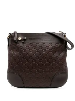 Gucci Pre-Owned: Коричневая сумка через плечо 