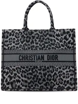 Christian Dior Pre-Owned: Сумка-шоппер с леопардовым принтом 