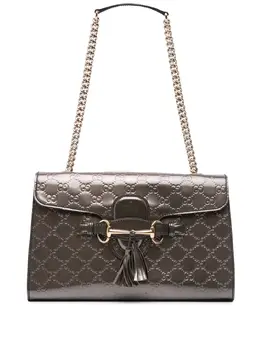 Gucci Pre-Owned: Серебристая сумка 