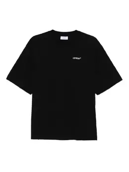 Off-White: Футболка с принтом 