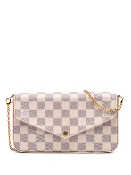Louis Vuitton Pre-Owned: Белая сумка через плечо 