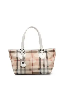 Burberry Pre-Owned: Коричневая сумка-шоппер 