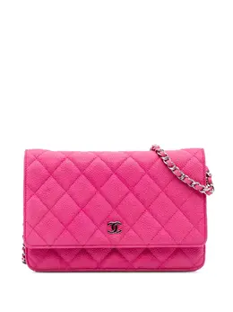 CHANEL Pre-Owned: Розовый кошелёк 