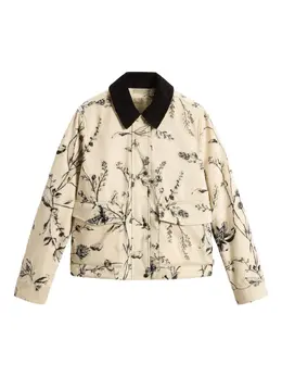 Woolrich: Куртка с растительным принтом 