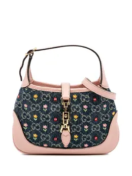 Gucci Pre-Owned: Сумка через плечо с растительным принтом 