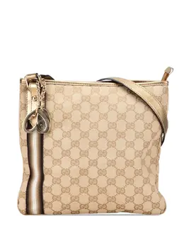 Gucci Pre-Owned: Коричневая сумка через плечо 