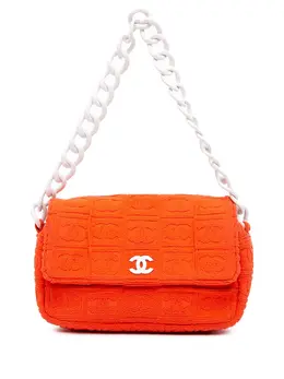 CHANEL Pre-Owned: Оранжевая сумка 