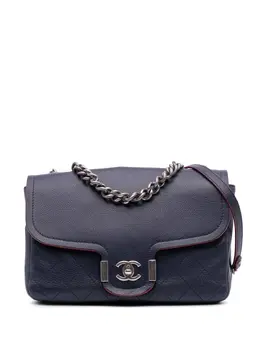 CHANEL Pre-Owned: Голубая сумка 