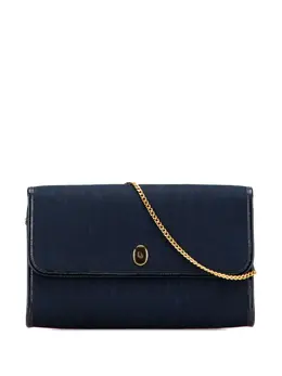 Christian Dior Pre-Owned: Голубая сумка через плечо 