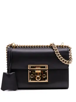 Gucci Pre-Owned: Чёрная сумка через плечо 