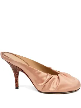DRIES VAN NOTEN: Розовые сабо 