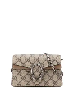 Gucci Pre-Owned: Серебристая сумка через плечо 