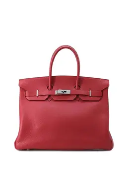 Hermès Pre-Owned: Серебристая сумка 