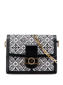 Louis Vuitton Pre-Owned: Чёрная сумка 