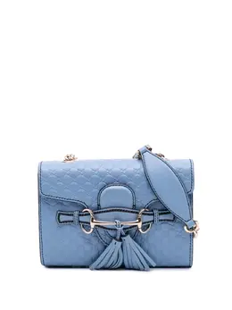 Gucci Pre-Owned: Голубая сумка через плечо 