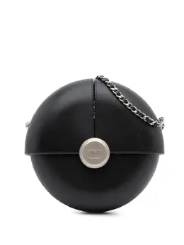 CHANEL Pre-Owned: Чёрная сумка через плечо 