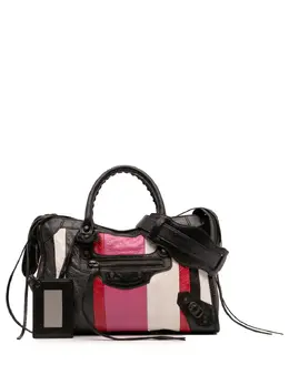 Balenciaga Pre-Owned: Сумка в полоску 
