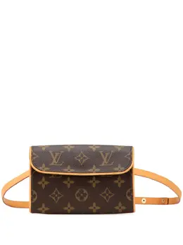 Louis Vuitton Pre-Owned: Коричневая поясная сумка 