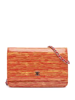 CHANEL Pre-Owned: Кошелёк в полоску 