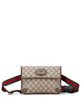 Gucci Pre-Owned: Коричневая поясная сумка 