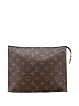 Louis Vuitton Pre-Owned: Коричневый клатч 
