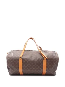 Louis Vuitton Pre-Owned: Коричневая дорожная сумка 