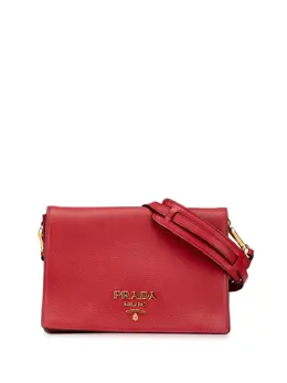Prada Pre-Owned: Красная сумка через плечо 