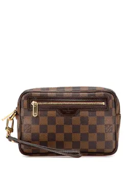 Louis Vuitton Pre-Owned: Коричневый клатч 