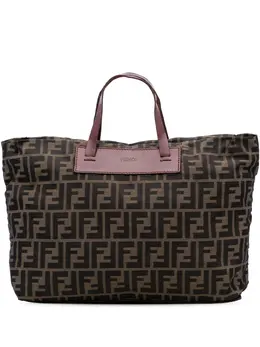 Fendi Pre-Owned: Коричневая сумка-шоппер 