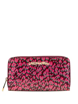 Louis Vuitton Pre-Owned: Кошелёк с леопардовым принтом 