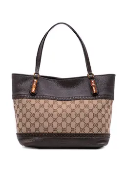 Gucci Pre-Owned: Коричневая сумка-шоппер 