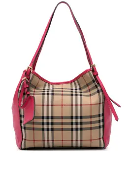 Burberry Pre-Owned: Коричневая сумка-шоппер 