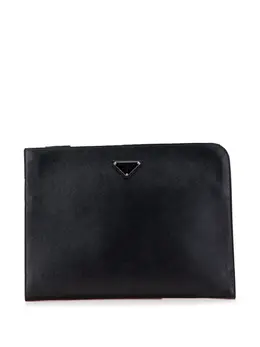 Prada Pre-Owned: Чёрный клатч 