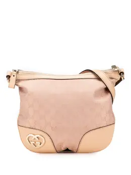 Gucci Pre-Owned: Розовая сумка через плечо 