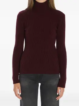 Max Mara: Бордовый свитер 