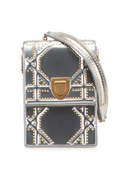 Christian Dior Pre-Owned: Серебристая сумка через плечо 