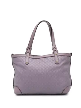 Gucci Pre-Owned: Фиолетовая сумка-шоппер 